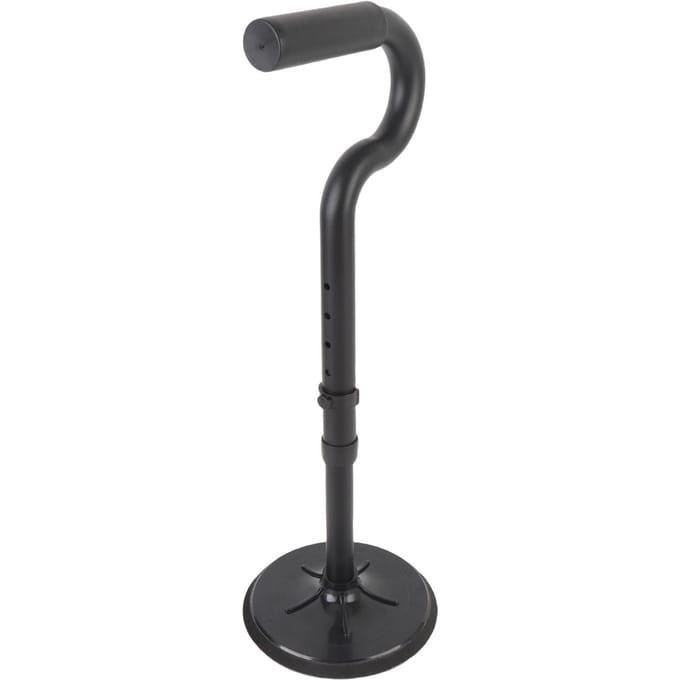 Mobiliteitshulpmiddel Stahulpmiddel Apparaat Helpt Opstaan Vanaf Vloer Stahulpmiddel Ondersteuning met Antislip Basis black
