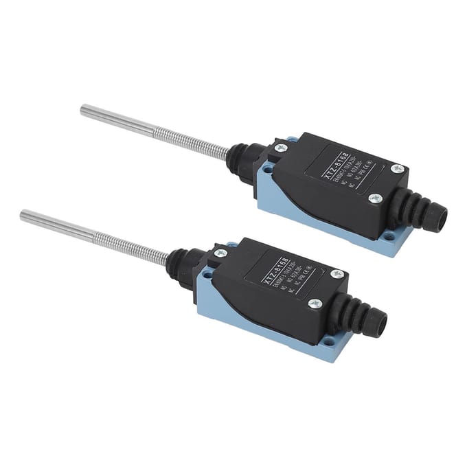 2 stuks Momentaire Eindschakelaar Bewegingsschakelaar Flexibele Spiraalveerstang voor CNC Freesmachine Laser Plasma Router
