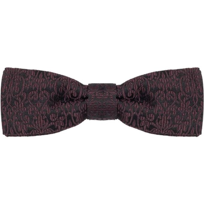 Bordeaux Damask Vlinderdas