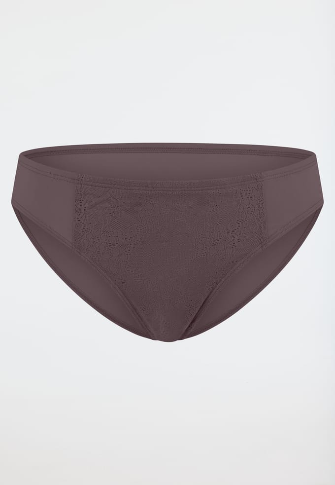 Rioslip ondoorzichtige kant mauve - Air 48