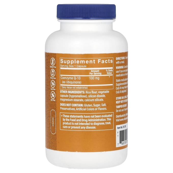 The Vitamin Shoppe, CoQ-10, 100 mg, 240 capsules