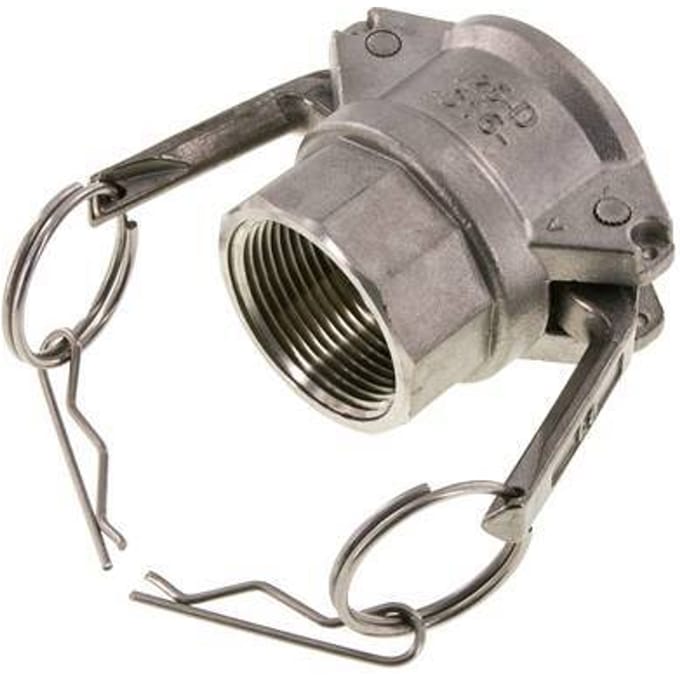 Camlock DN 32 (1 1/4'') Koppeling Rvs1 1/4'' NPT binnendraad Type D MIL-C-27487