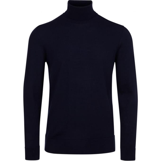 Calvin Klein - Superior Wool Turtle Neck Lupetto K102751 black