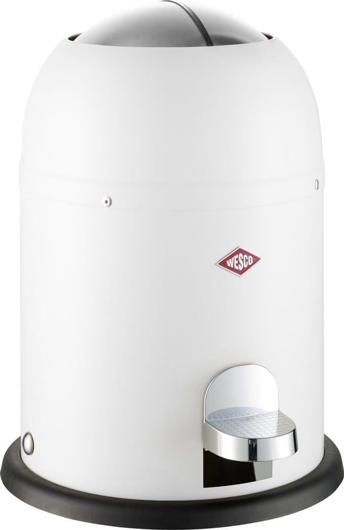 Wesco Mini Master afvalemmer - 6 l - matwit