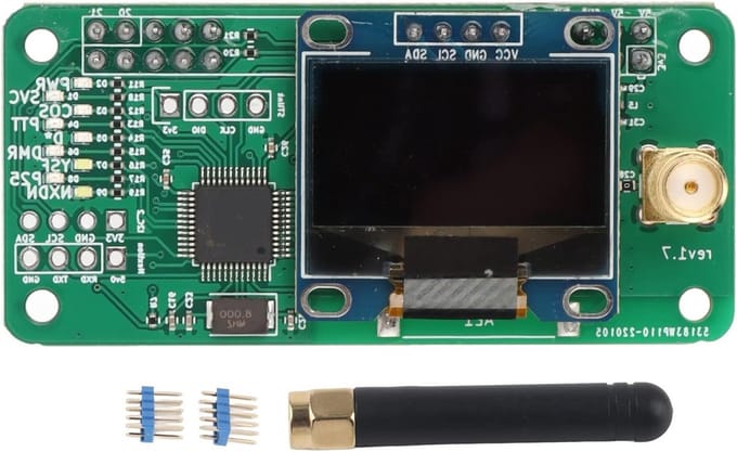 Hotspot Module Kit voor UHF VHF UV MMDVM met SMA Interface, LED Display en Antenne voor DMR en D-STAR