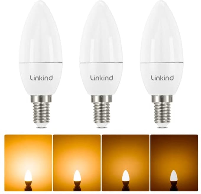 Dimbare E14 LED Kaarslamp 4,2 W Warm Wit - Vervangt 40 Watt