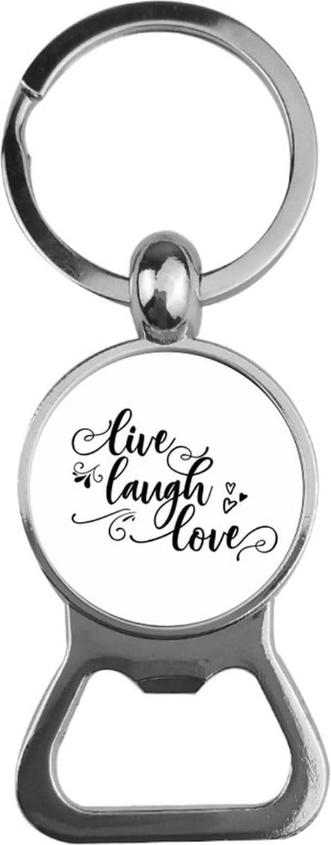 Bieropener Glas - Live Laugh Love