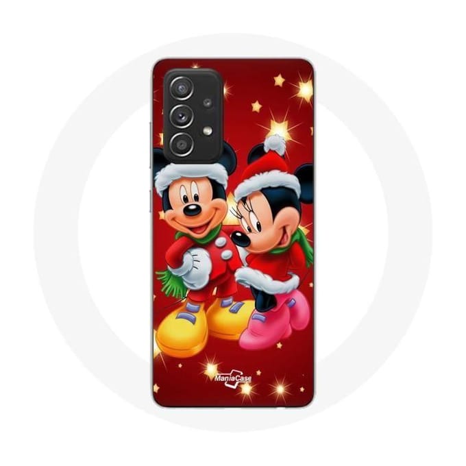 Coque - Maniacase - Samsung Galaxy A52 - Mickey Mouse - Souple - Protection et décoration noir