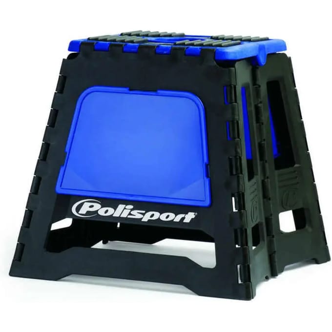 Polisport Motorcycle Stand Foldable Motorstandaard Blauw