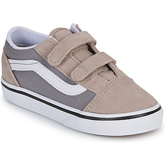 Vans Vans Old Skool V 2-tone Sneakers grijs Textiel