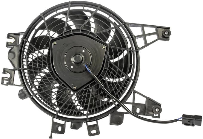 Radiator Ventilator - Koelventilator Motor - Motor Koelen - Directe Vervanging - 49.78 cm Lengte - Zwart