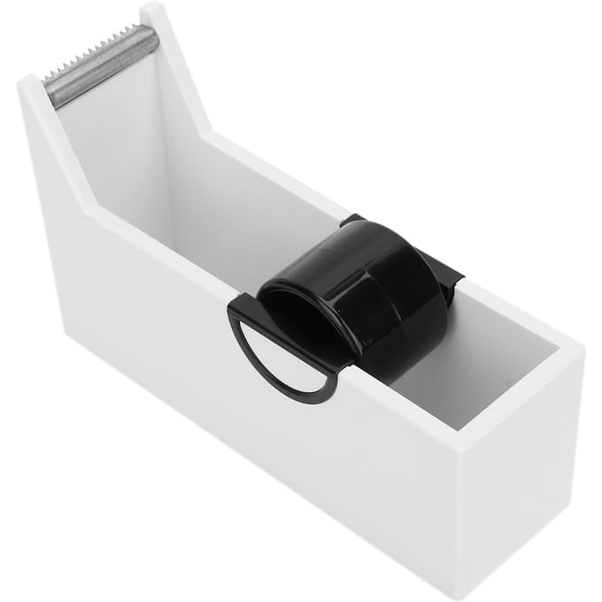 Distributeur de ruban adhésif professionnel pour extensions de cils, coupe-ruban portable pour bureau, blanc blanc