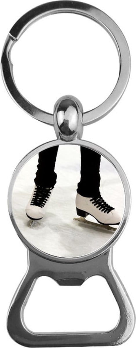 Bieropener Glas - Schaatsen