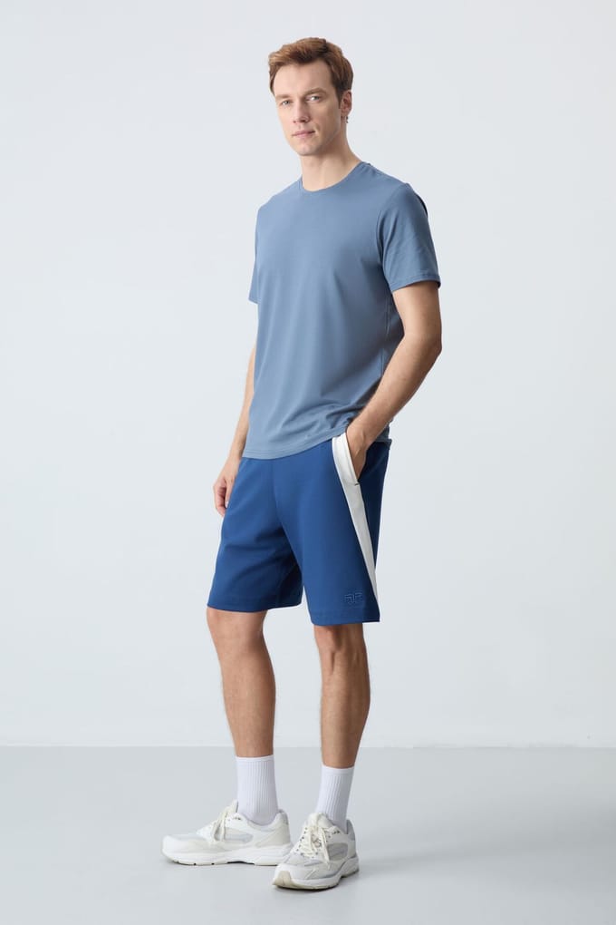 Heren Katoenmix Zweet Shorts