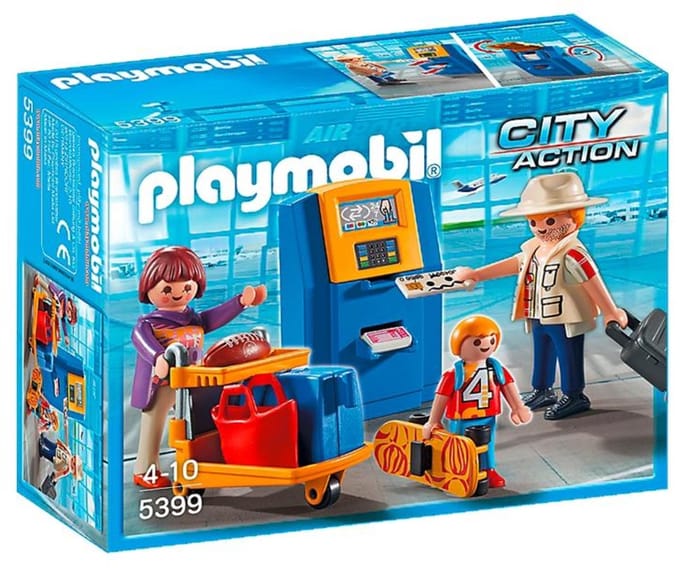 Playmobil Vakantiegangers aan incheckbalie - 5399
