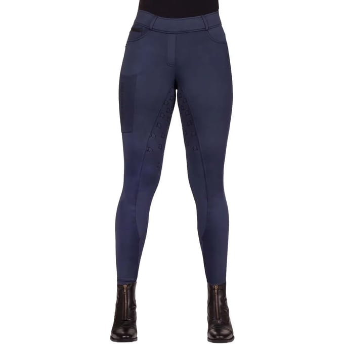 Legging rijden met volledige grip voor dames QHP Jorine