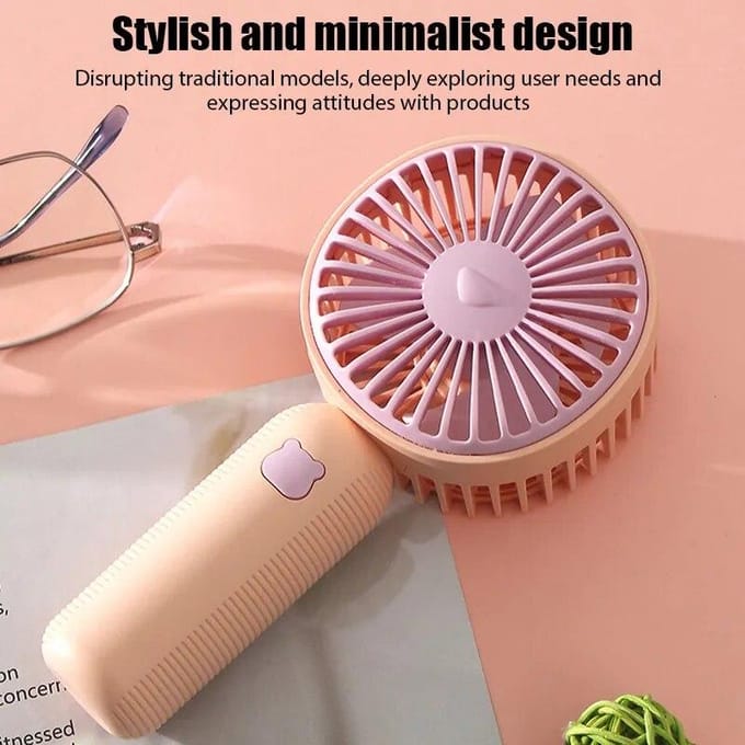 Mini draagbare ventilatoren Handheld USB oplaadbare ventilator Luchtkoeler Outdoor Travel Handventilatoren