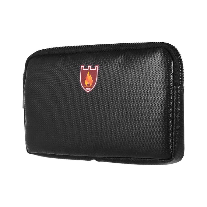 Tragbarer sicherer Organizer feuerfeste Tasche, wasserabweisende Tragebox zwart