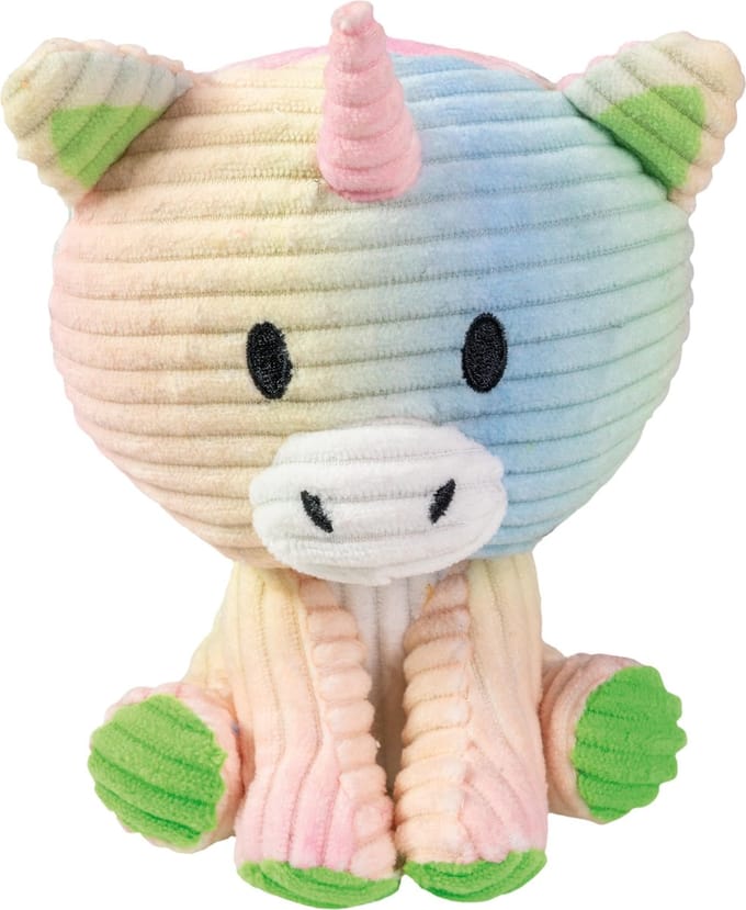 Lumo Velvet Unicorn Rainbow - Classic - 15cm | bol