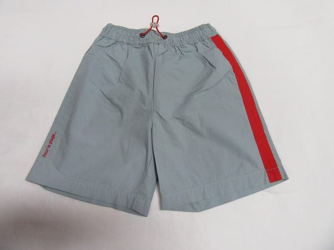 Petit Bateau , zwemshort , jongen, blauw / rood ,  4 jaar  102