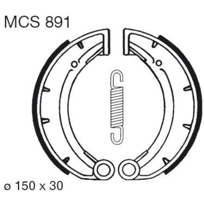 Remschoenset TRW MCS891