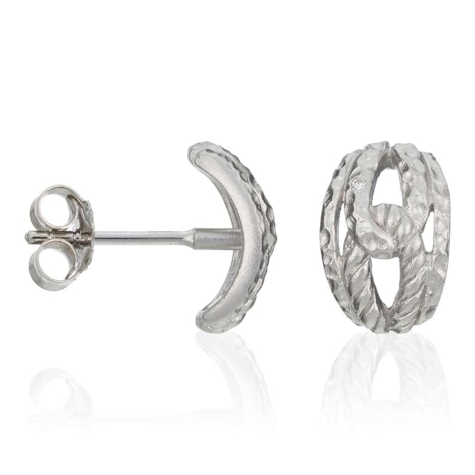 Orphelia Oorbel Zirc Sterling Zilver 925