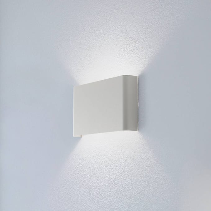 Nowodvorski Lighting Wandlamp Haga, lichtgrijs, metaal, 25 cm breed, G9