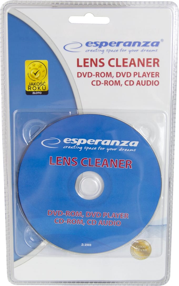 Esperanza Laser Lens Cleaner | CD / DVD | Speler Lens Reiniger | Ook voor Auto