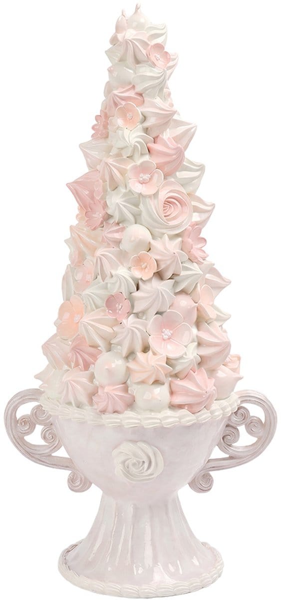 Clayre & Eef Decoratie Taart Beige Kunststof