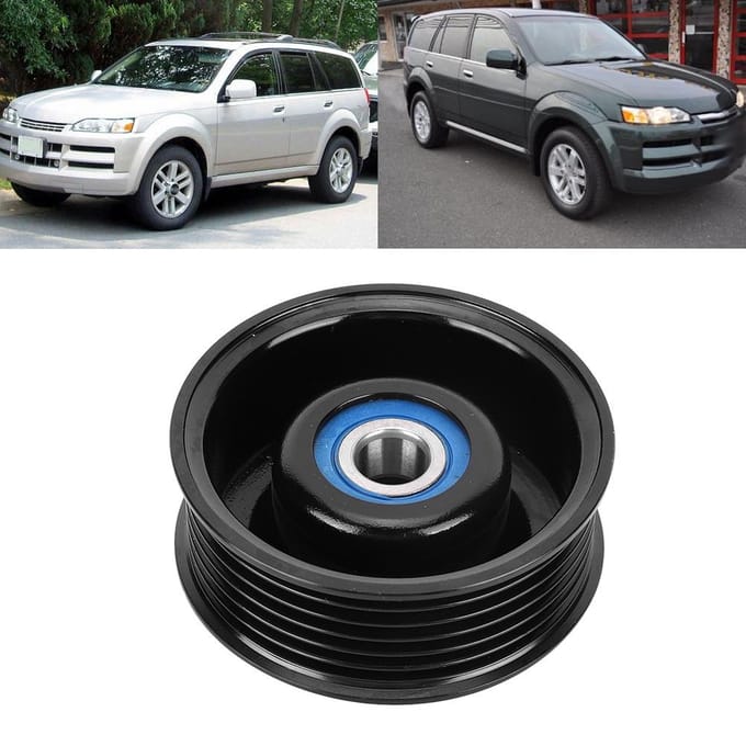 Tendeur de courroie de moteur Poulie libre 1660450030 Convient pour Isuzu Axiom 20022004 black