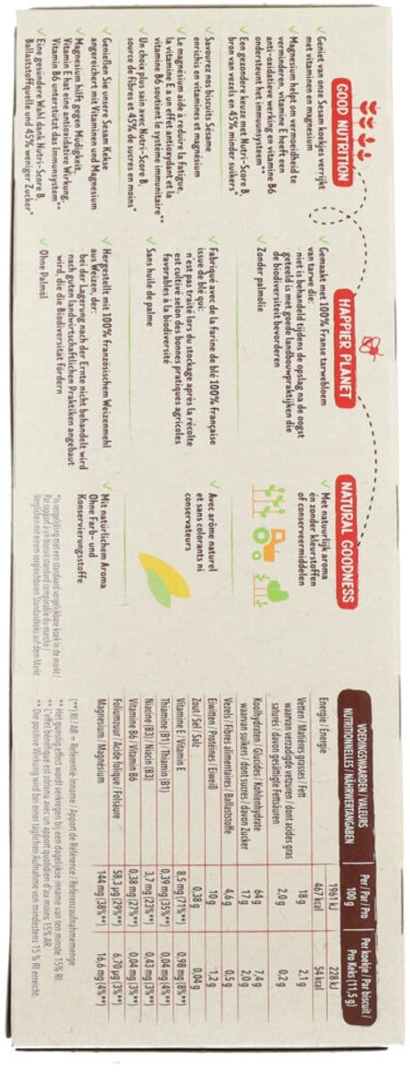 Céréal Koekjes Sesam - 3 x 230 gr - Voordeelverpakking