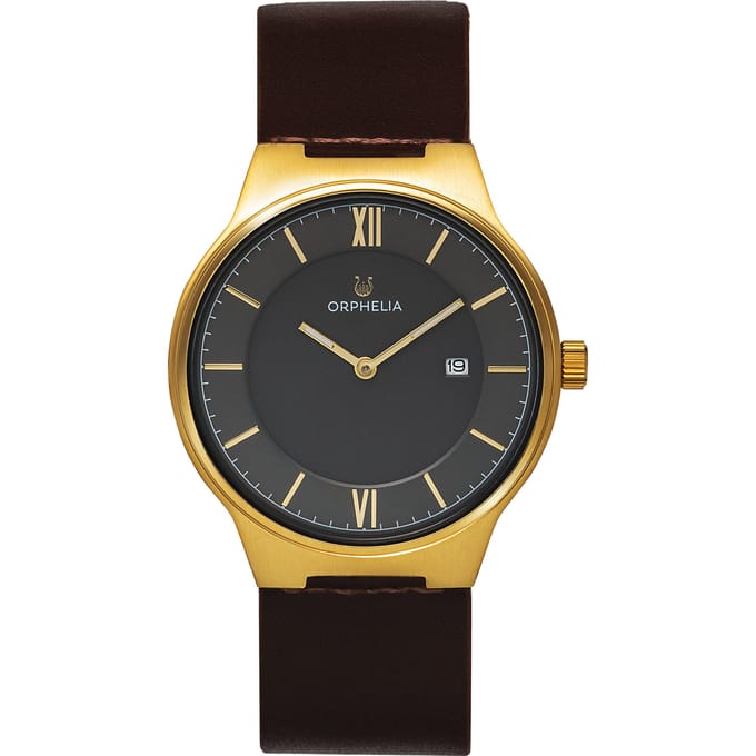 Orphelia Serendipity OR61804 Horloge - Leer - Bruin - Ø 40 mm