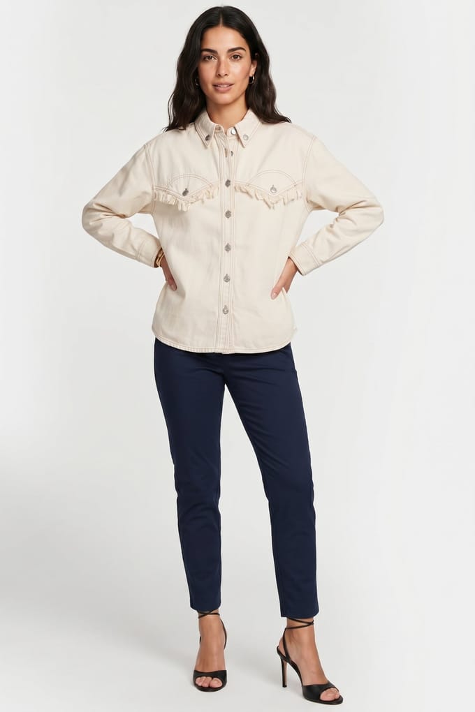& Other Stories Clyde Shirt White Taglia: M | Maglie a manica lunga Outlet | Donna | Bianco