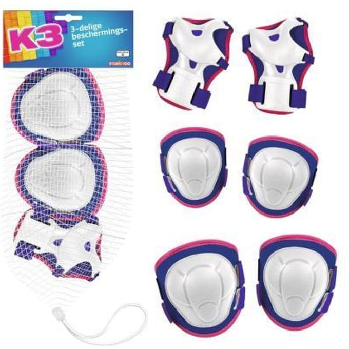 K3 - Valbescherming set - 3 delige beschermingsset - maat S