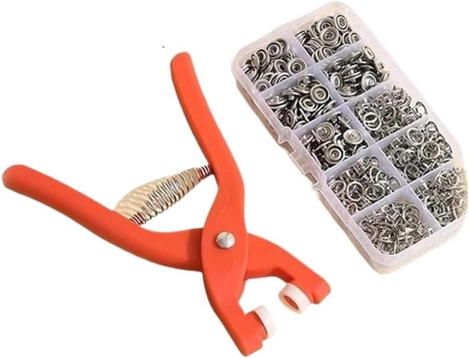 Drukknopen Sets - Sluitingen Gereedschap - Kleding Maken - Complete Installatie - 400 Stuks - Metaal