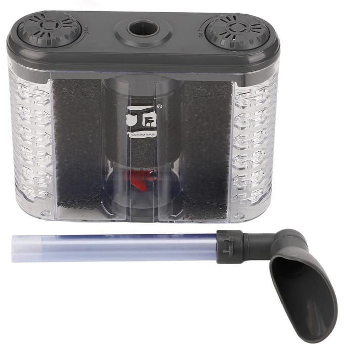 Spons Aquariumfilter Stil Poep Reinigen Zuurstofrijk Bacteriënkweek Dubbele Spons Aquariumfilter black