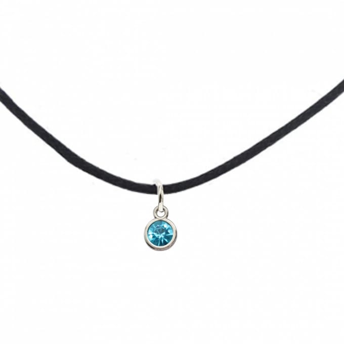 Ketting- Arcen- Aqua blauw - Charme Bijoux