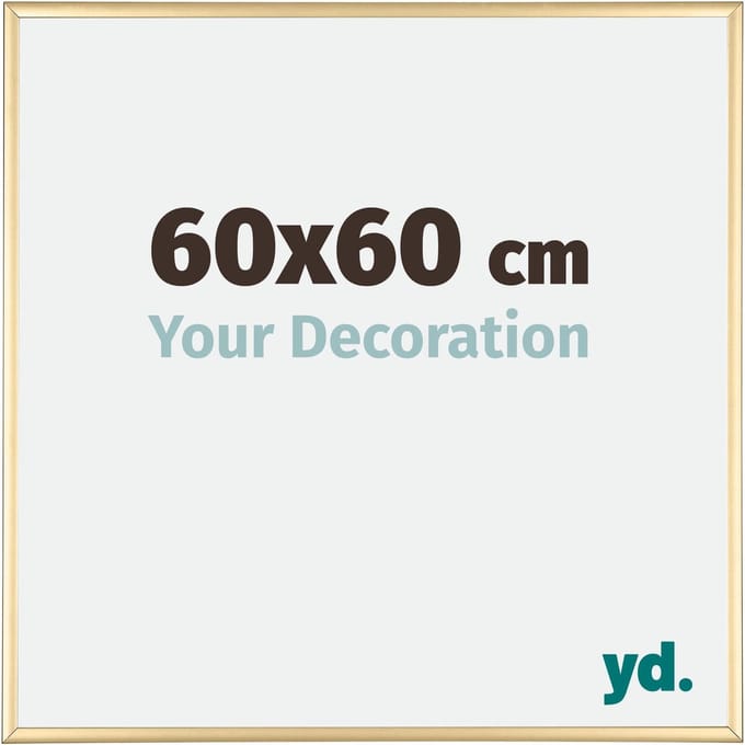 Your Decoration - Fotolijst 60x60 cm - Aluminium - Goud - Kent