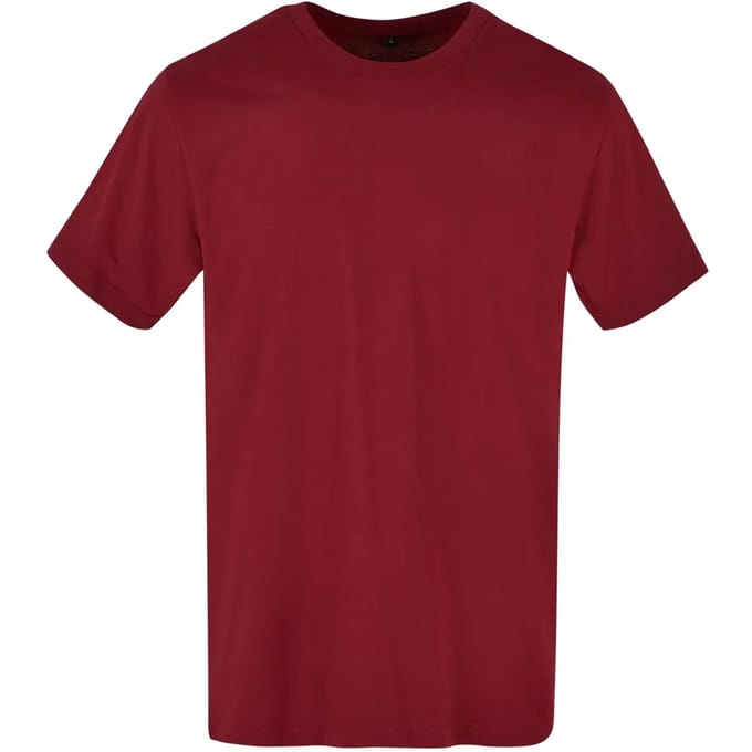 Build your Brand Basic Round Neck T-Shirt BYBB010 - Cherry - 3XL