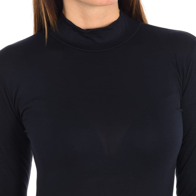 Dames Lange Mouwen Bamboe Onderhemp Q712