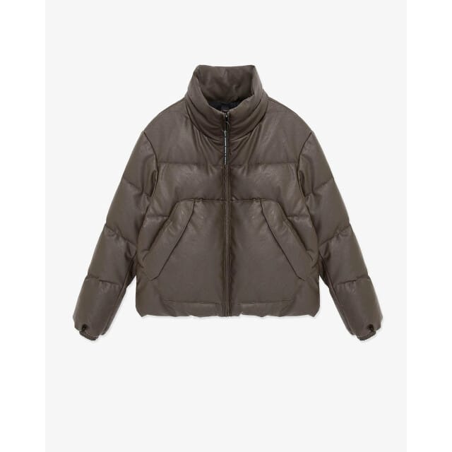 Krakatau Narwaru faux leren puffer qw543