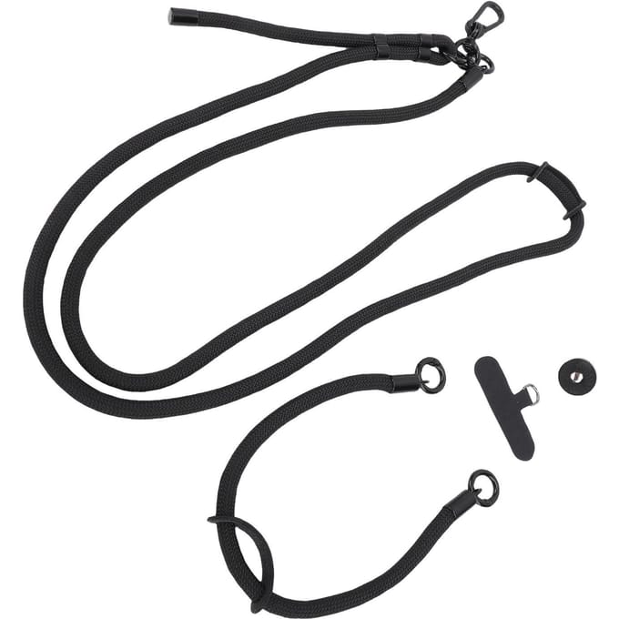 Camera Nek- en Polsband Geschikt voor Insta360 X5 X4 X3 Camera Anti-verlies Anti-val Lanyard black