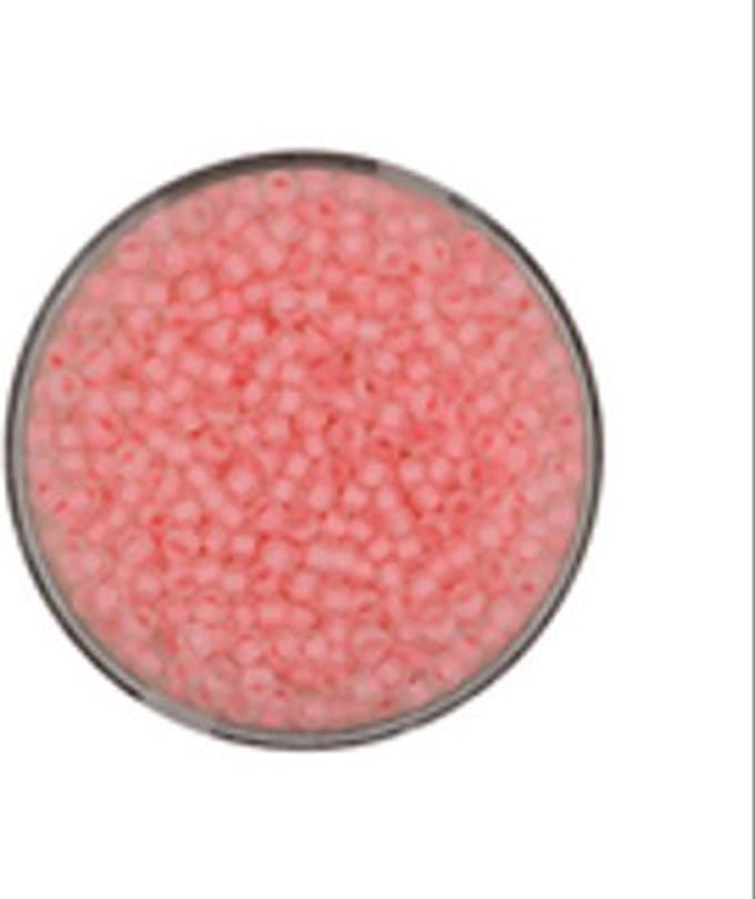 9660-224 Jap. Miyukirocailles - 2,2mm - col.inside rose - 10 gram