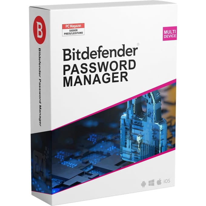 Bitdefender Password Manager 2026 | 1 Apparaat | 1 jaar | Automatische verlenging