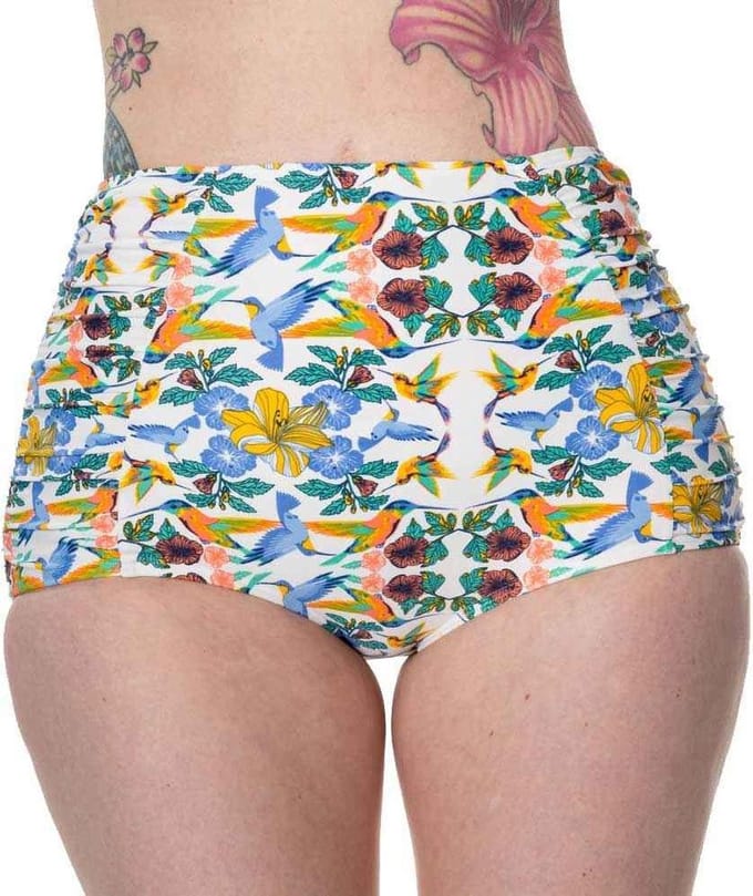 Banned - Shoreline Bikinibroekje - Bloemen - M - Multicolours