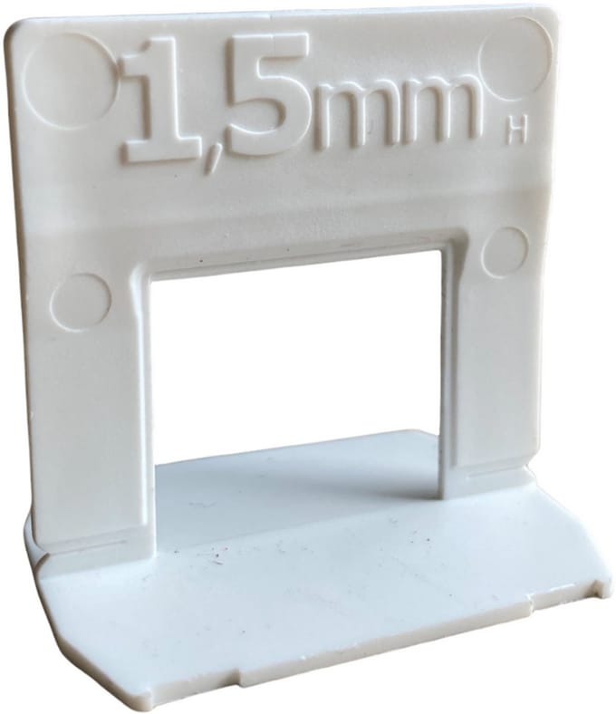 Levelling clips 1,5 mm voor tegels 6–14 mm – 2000 stuks