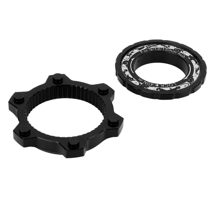 Centerlock Fiets Center Lock Adapter Aluminiumlegering Ergonomische Fiets Center Lock Adapter voor black