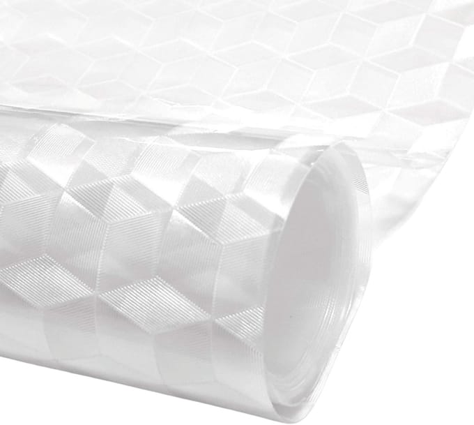 Raamfolie Statisch Hechtend - 3D Kubus Effect - 45 x 150 cm - Privacy en Lichtspel
