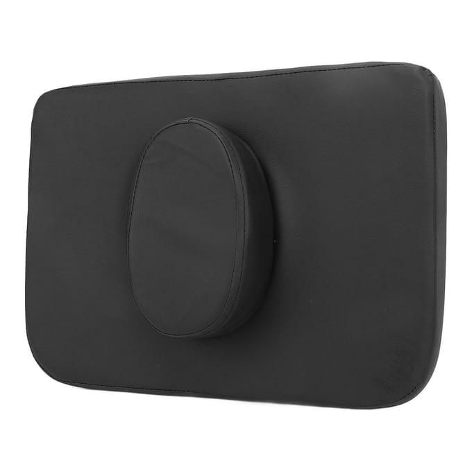 Massagetafel Gezichtskussen Universeel PU Leer Vierkant Massage Gezichtskussen Hoofdsteun voor Massage Spa Bed Zwart black