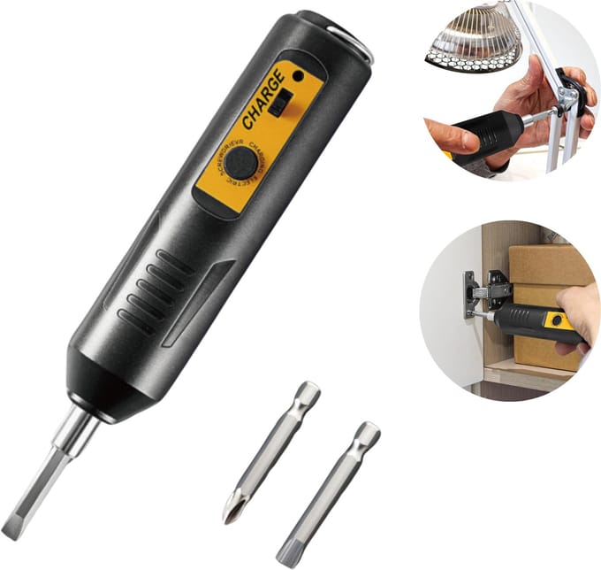 Vixson - Mini Elektrische Schroevendraaier - Electrische Schroevendraaier - Mini Schroevendraaier - Schroefmachine - 13 Delig - SCREWZI